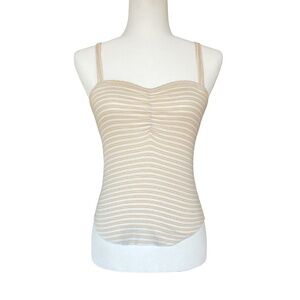 🍓 3 for 45- NWOT UO 100% Cotton Retro Rainbow Striped Sweetheart Tank